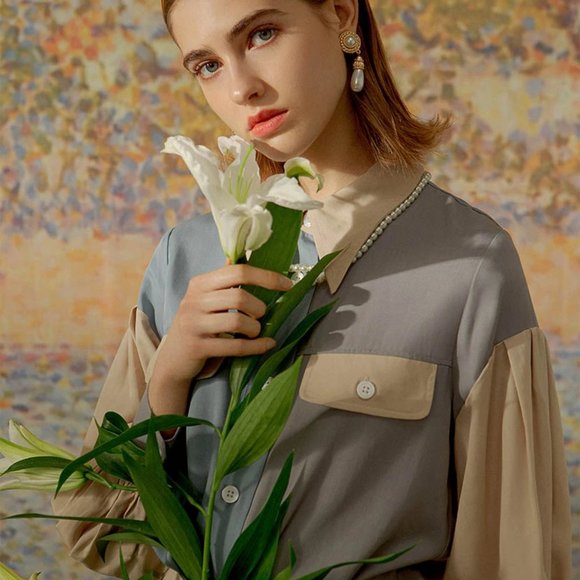 Petite Studio Tencel blouse - Picture 3 of 3